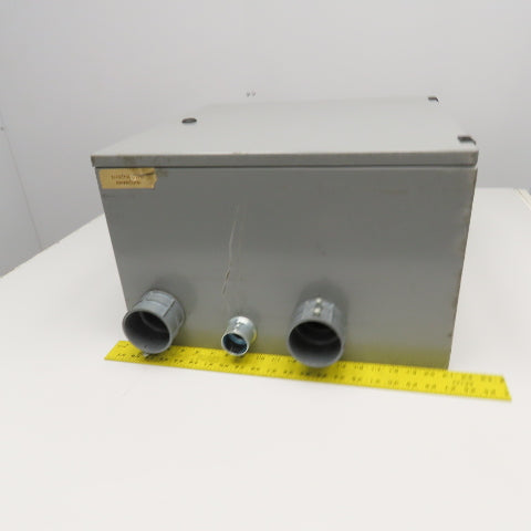 Wiegmann N412202012 20" x 20" x 12" Electrical Enclosure Junction J-Box