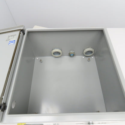 Wiegmann N412202012 20" x 20" x 12" Electrical Enclosure Junction J-Box