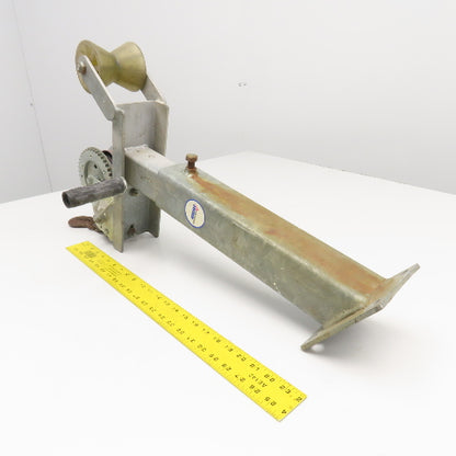 Shelby 5404 1200Lbs Dock Mount Boat Trailer Hand Winch 18' Line