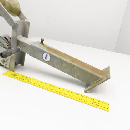 Shelby 5404 1200Lbs Dock Mount Boat Trailer Hand Winch 18' Line