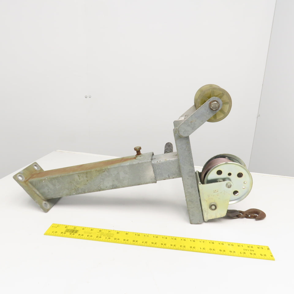 Shelby 5404 1200Lbs Dock Mount Boat Trailer Hand Winch 18' Line