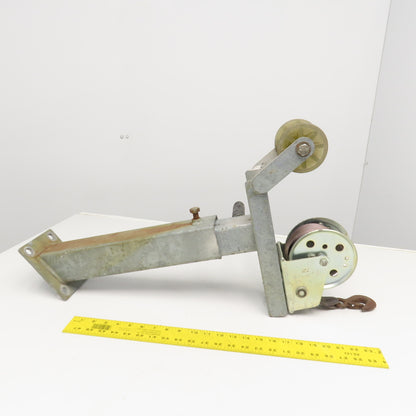 Shelby 5404 1200Lbs Dock Mount Boat Trailer Hand Winch 18' Line