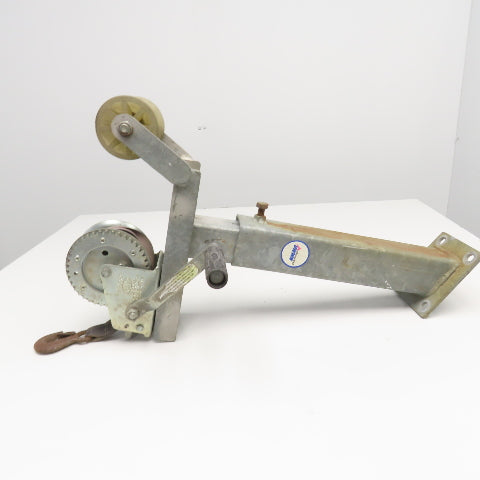 Shelby 5404 1200Lbs Dock Mount Boat Trailer Hand Winch 18' Line