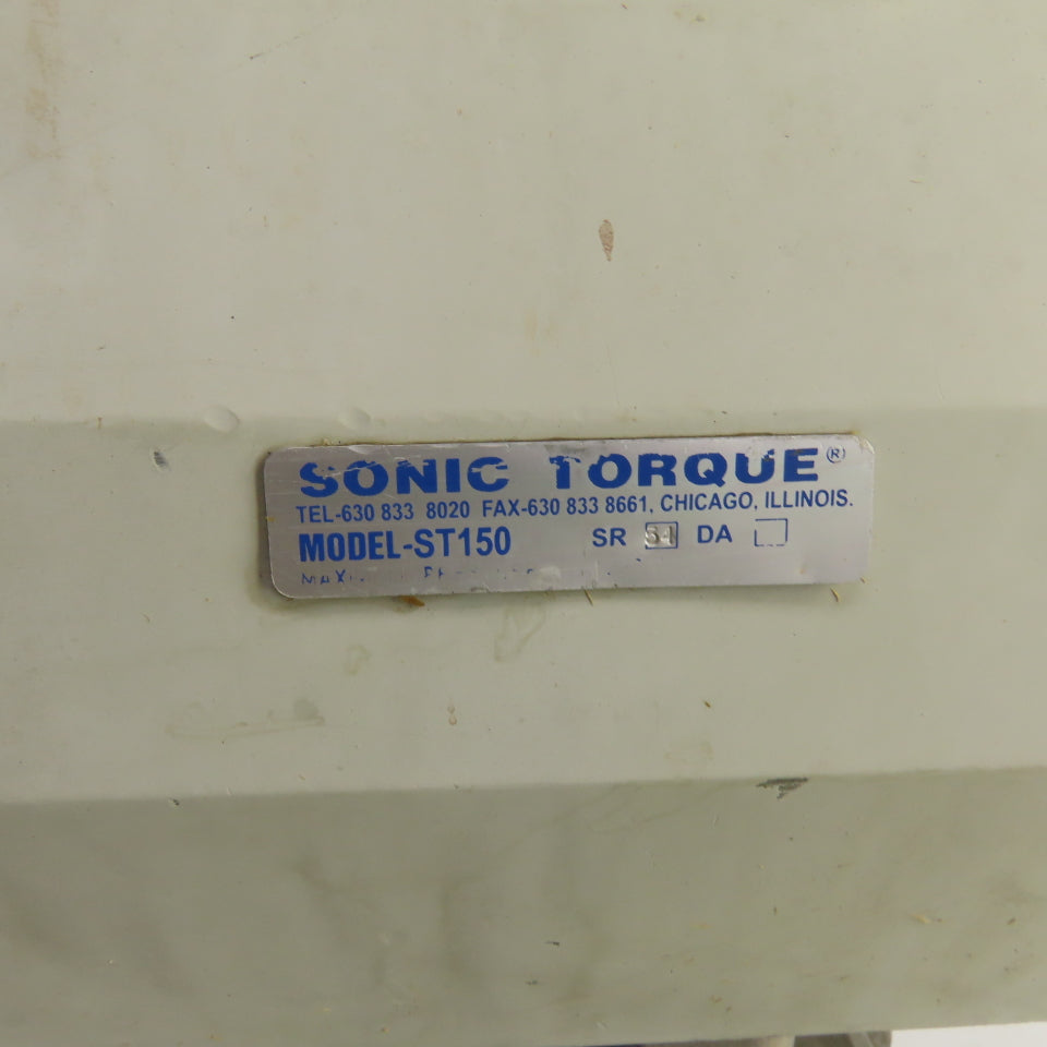 Sonic Torque ST150 Pneumatic Valve Actuator With 3" Stainless Steel Valve 3-Way