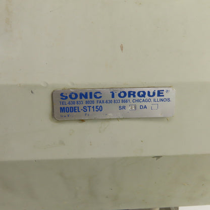 Sonic Torque ST150 Pneumatic Valve Actuator With 3" Stainless Steel Valve 3-Way