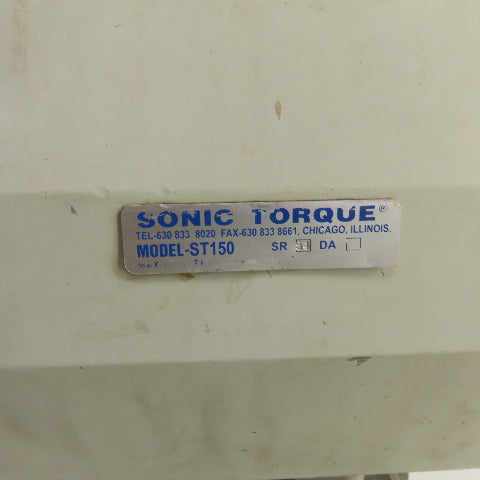 Sonic Torque ST150 Pneumatic Valve Actuator With 3" Stainless Steel Valve 3-Way
