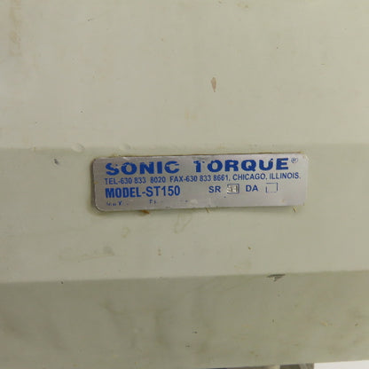 Sonic Torque ST150 Pneumatic Valve Actuator With 3" Stainless Steel Valve 3-Way
