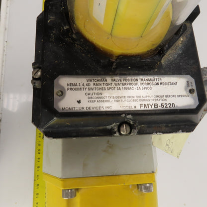 Sonic Torque ST150 Pneumatic Valve Actuator With 3" Stainless Steel Valve 3-Way
