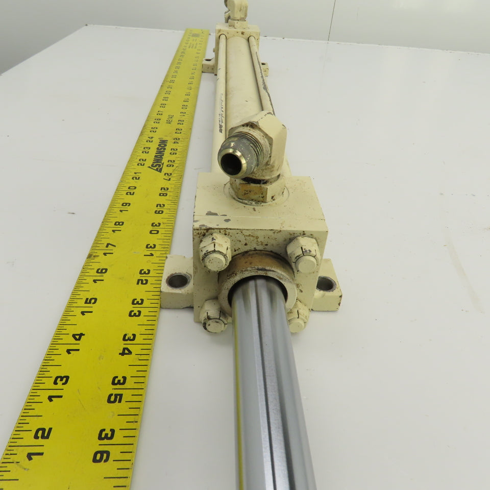 Milwaukee Double Ended Double Acting Hydraulic Cylinder 1-1/2" Bore 16" Stroke