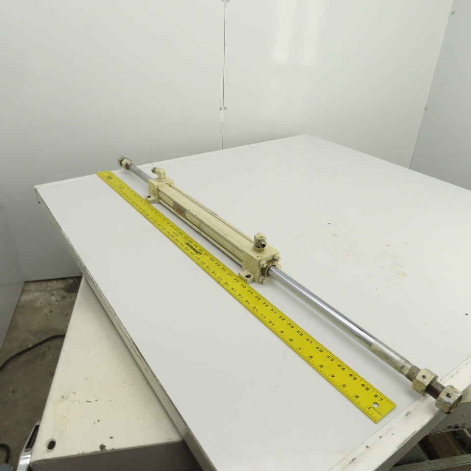 Milwaukee Double Ended Double Acting Hydraulic Cylinder 1-1/2" Bore 16" Stroke
