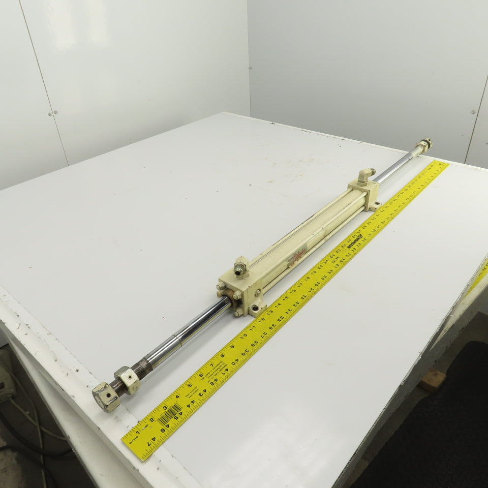 Milwaukee Double Ended Double Acting Hydraulic Cylinder 1-1/2" Bore 16" Stroke