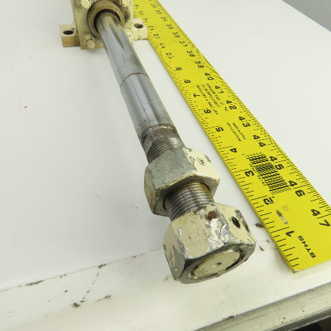Milwaukee Double Ended Double Acting Hydraulic Cylinder 1-1/2" Bore 16" Stroke