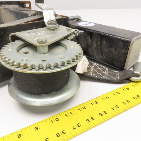 Shelby 5405 1500Lbs Dock Mount Boat Trailer Hand Winch 19' Line
