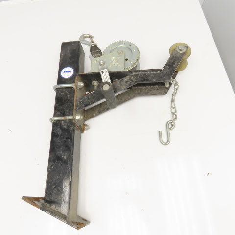 Shelby 5405 1500Lbs Dock Mount Boat Trailer Hand Winch 19' Line