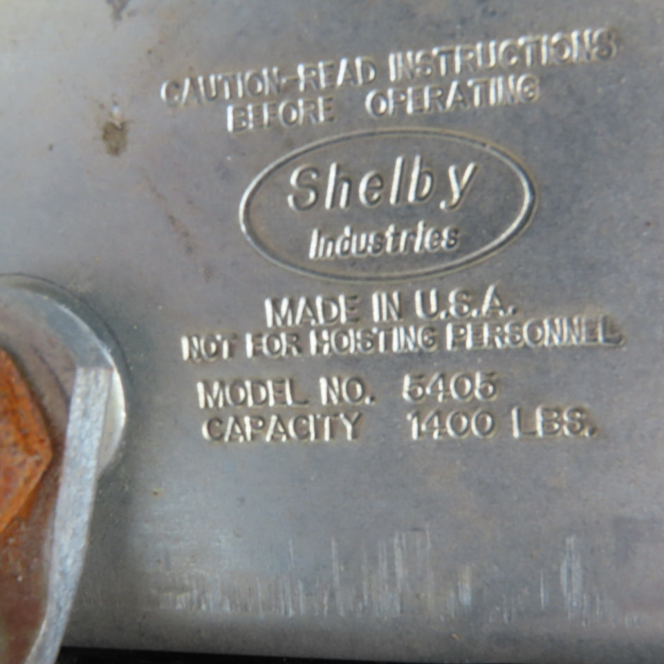 Shelby 5405 1500Lbs Dock Mount Boat Trailer Hand Winch Needs Line