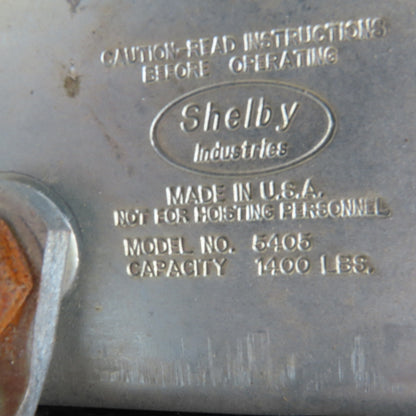 Shelby 5405 1500Lbs Dock Mount Boat Trailer Hand Winch Needs Line