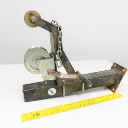 Shelby 5405 1500Lbs Dock Mount Boat Trailer Hand Winch Needs Line