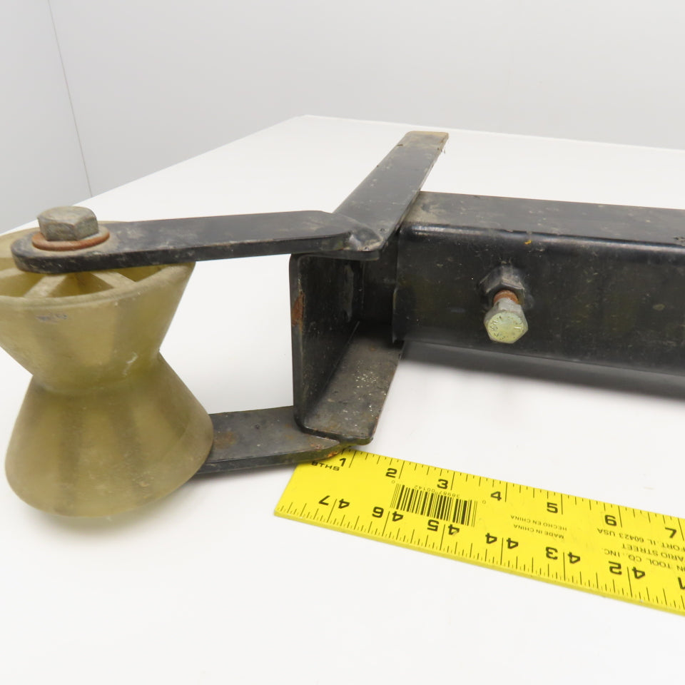 Dock Boat Winch Mounting Assembly Adjustable Height 24"-32"