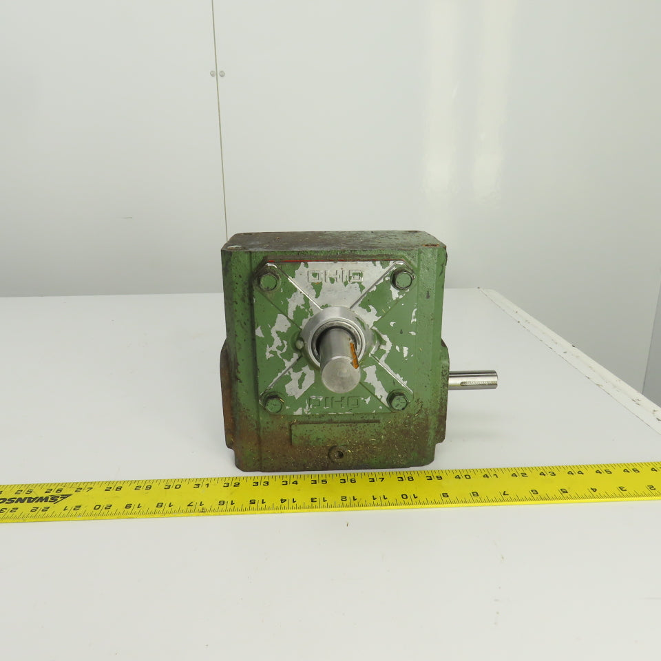 Ohio S-262 15:1 Ratio Left Hand Gearbox Reducer 2.33HP 1120 Torq Lb