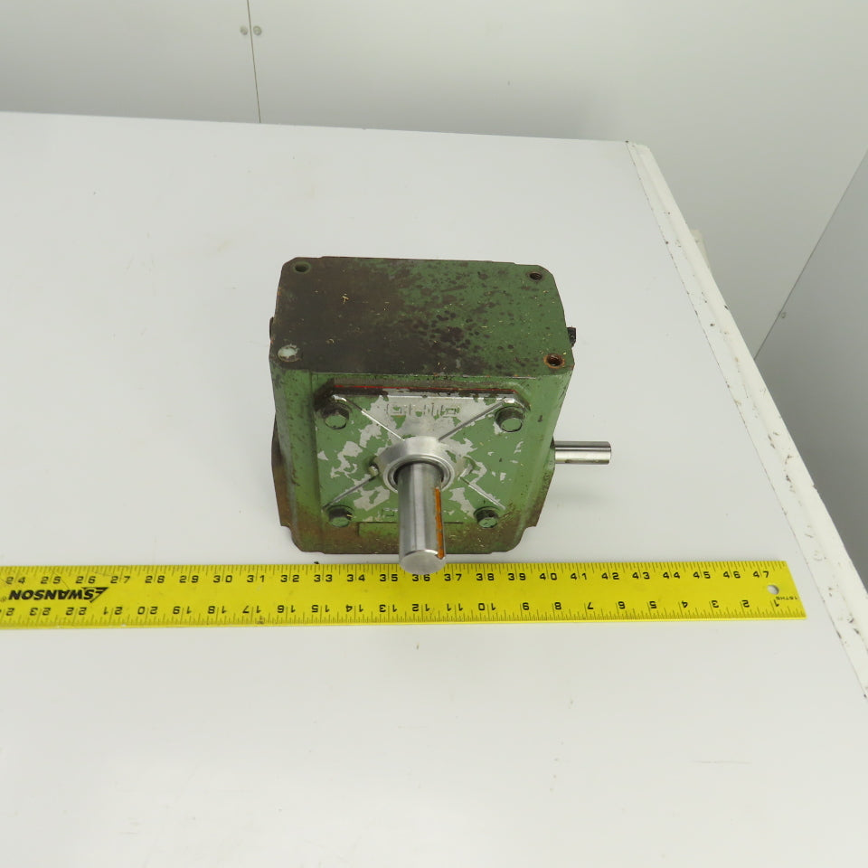 Ohio S-262 15:1 Ratio Left Hand Gearbox Reducer 2.33HP 1120 Torq Lb
