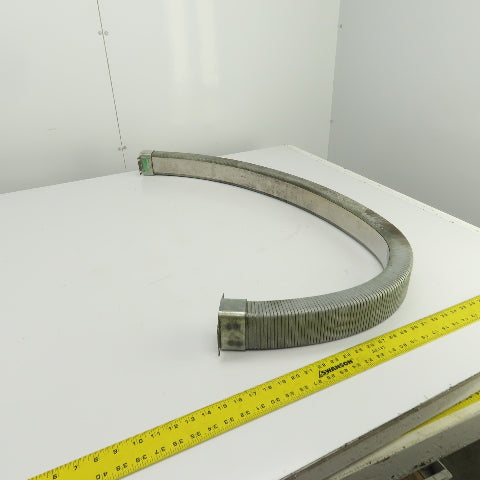 Gortrac 57" OAL Enclosed Cable Carrier Energy Chain 2-3/4" x 1-1/2" ID W/Anchors