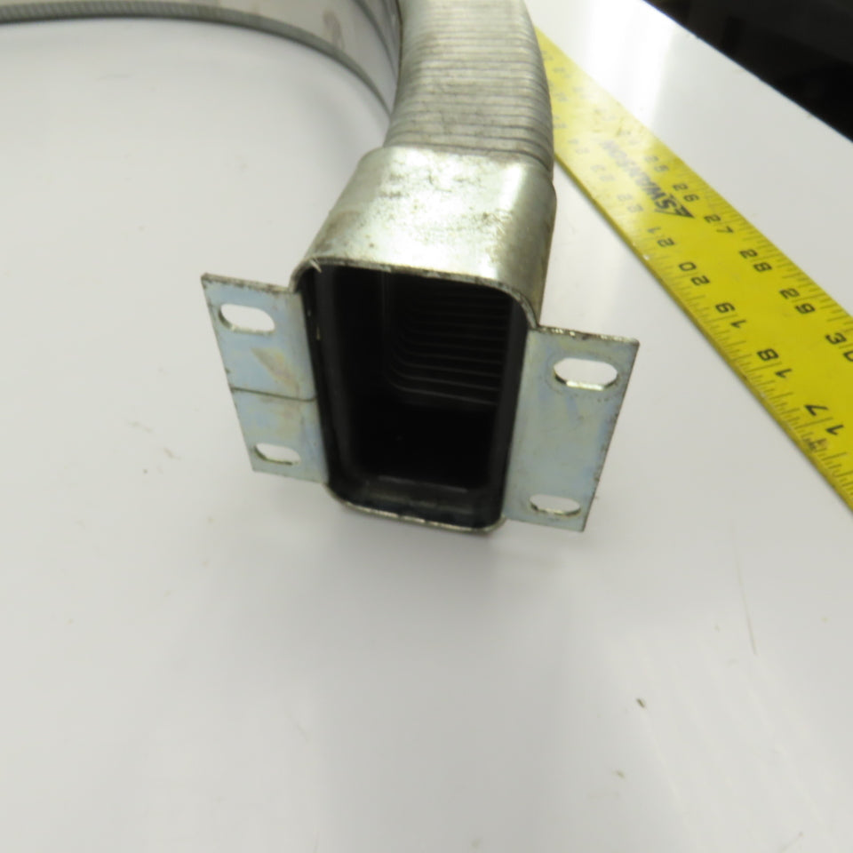 Gortrac 57" OAL Enclosed Cable Carrier Energy Chain 2-3/4" x 1-1/2" ID W/Anchors