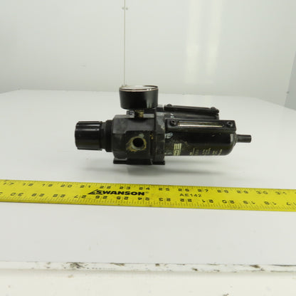 ARO Compressed Air Filter Regulator Lubricator FRL 150PSI 3/8" x 1/2" NPT