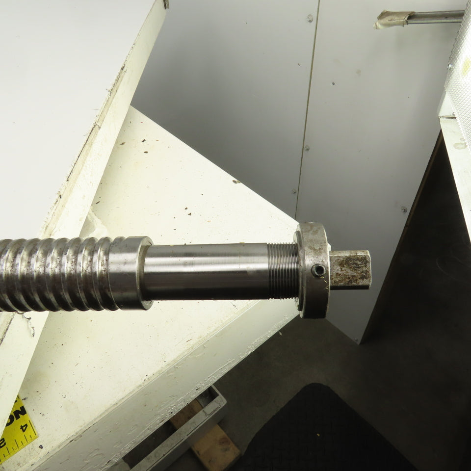 Shizuoka MILLMASTER B-10V Single Start Ball Screw & Nut 60-3/4" OAL 9mm Pitch