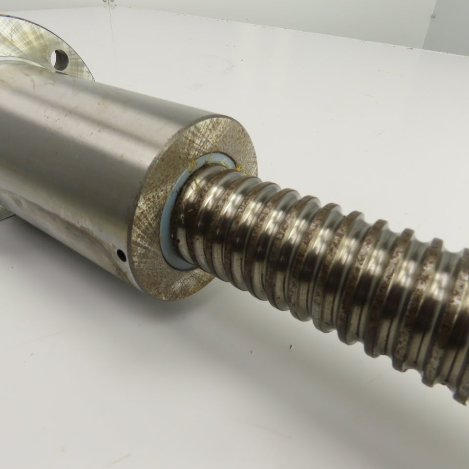 Shizuoka MILLMASTER B-10V Single Start Ball Screw & Nut 60-3/4" OAL 9mm Pitch