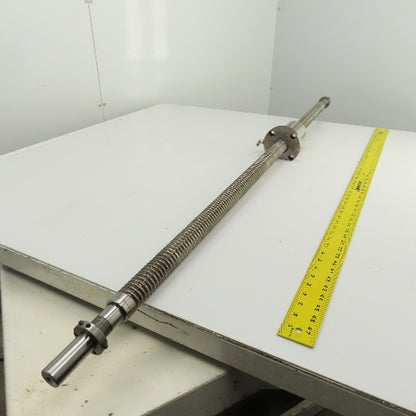 Shizuoka MILLMASTER B-10V Single Start Ball Screw & Nut 60-3/4" OAL 9mm Pitch