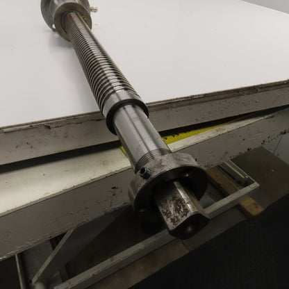 Shizuoka MILLMASTER B-10V Single Start Ball Screw & Nut 60-3/4" OAL 9mm Pitch