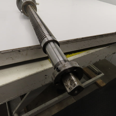 Shizuoka MILLMASTER B-10V Single Start Ball Screw & Nut 60-3/4" OAL 9mm Pitch