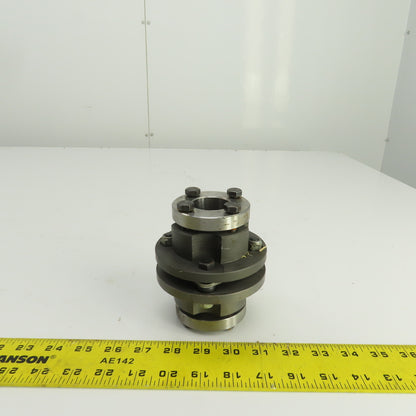 4-1/2" OAL Flexible Steel Disc Shaft Coupling 28mm x 35mm