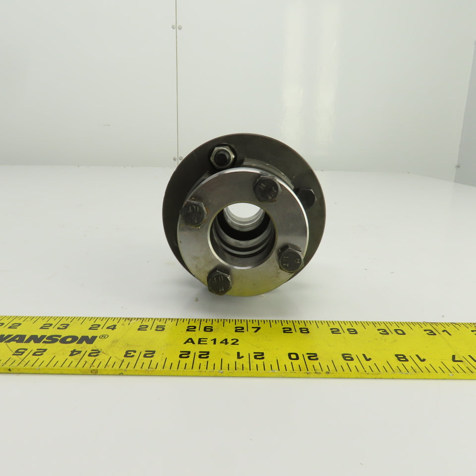 4-1/2" OAL Flexible Steel Disc Shaft Coupling 28mm x 35mm