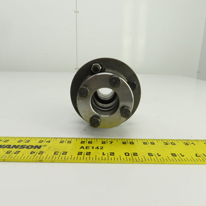 4-1/2" OAL Flexible Steel Disc Shaft Coupling 28mm x 35mm