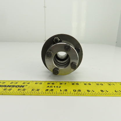 4-1/2" OAL Flexible Steel Disc Shaft Coupling 28mm x 35mm