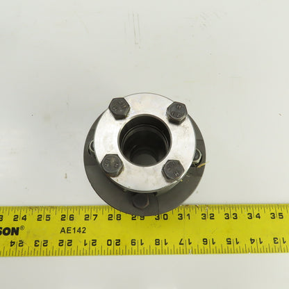 4-1/2" OAL Flexible Steel Disc Shaft Coupling 28mm x 35mm