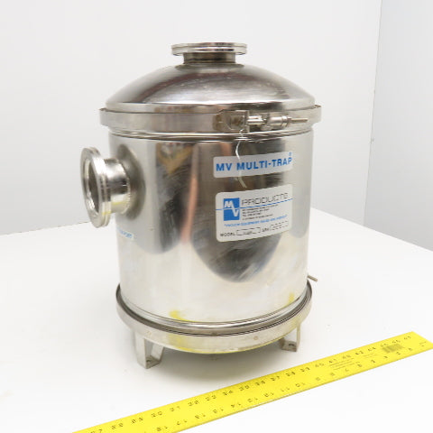 MV Products 355080 MV Multi-Trap Vacuum Inlet Or Exhaust Trap 3" W/ Filters