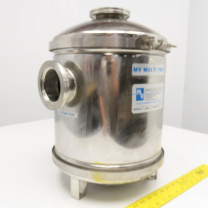 MV Products 355080 MV Multi-Trap Vacuum Inlet Or Exhaust Trap 3" W/ Filters