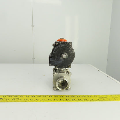 Bradford RP-BA-101-SR Pneumatic Actuator 120PSI 2" Stainless Ball Valve CF8H