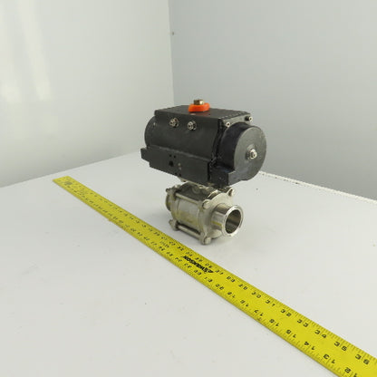 Bradford RP-BA-101-SR Pneumatic Actuator 120PSI 2" Stainless Ball Valve CF8H