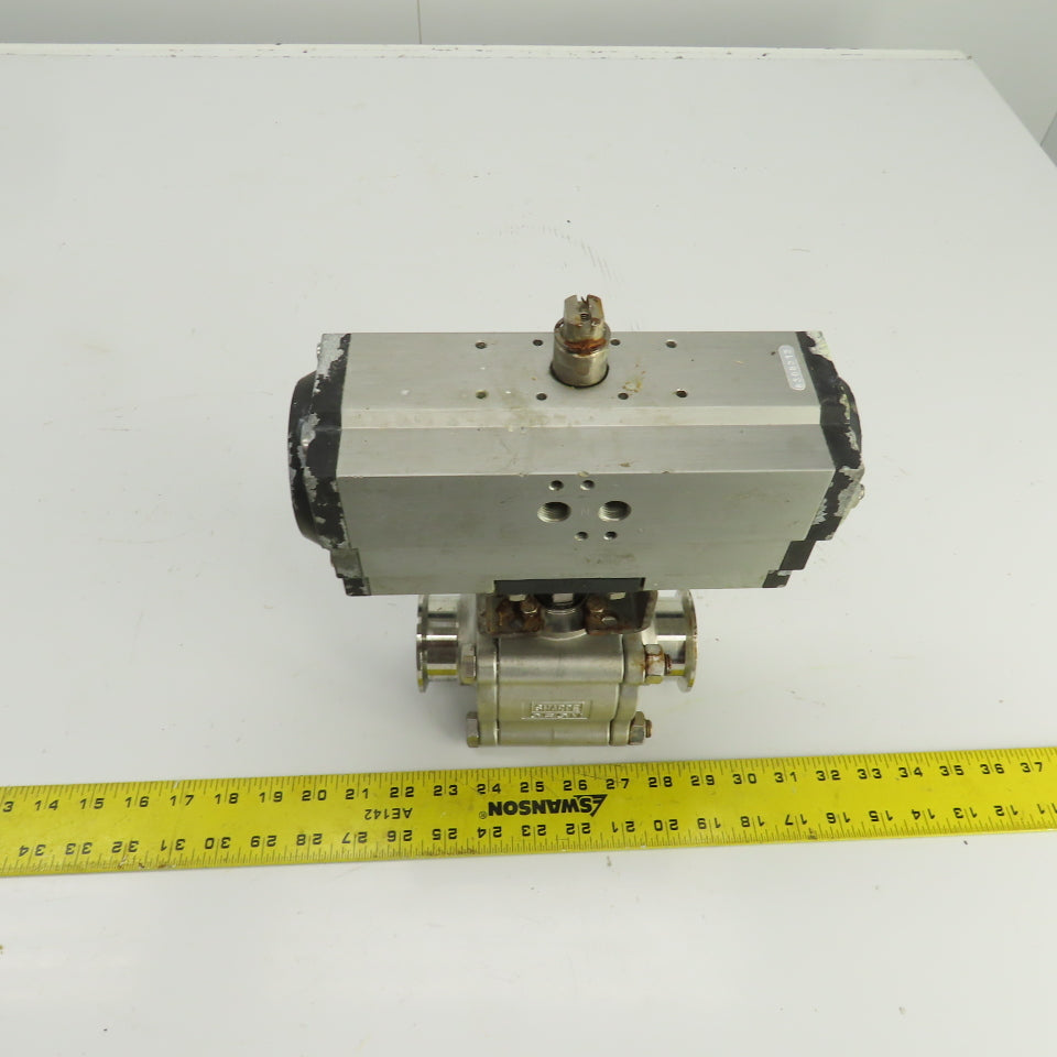 Pneumatic Valve Actuator 2" Stainless Steel Ball Valve CF8H
