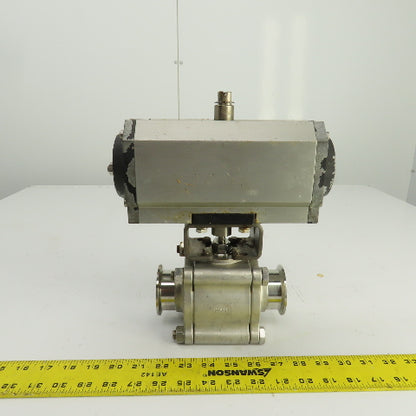 Pneumatic Valve Actuator 2" Stainless Steel Ball Valve CF8H