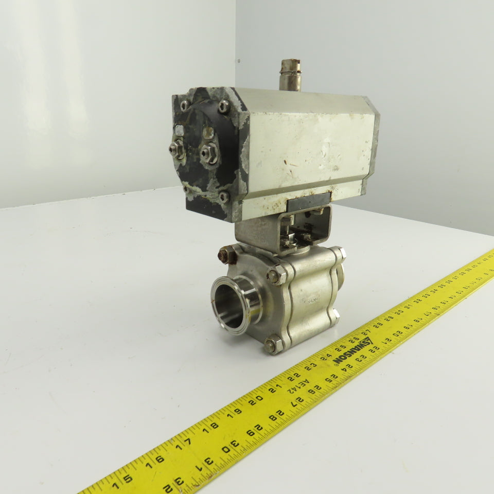 Pneumatic Valve Actuator 2" Stainless Steel Ball Valve CF8H