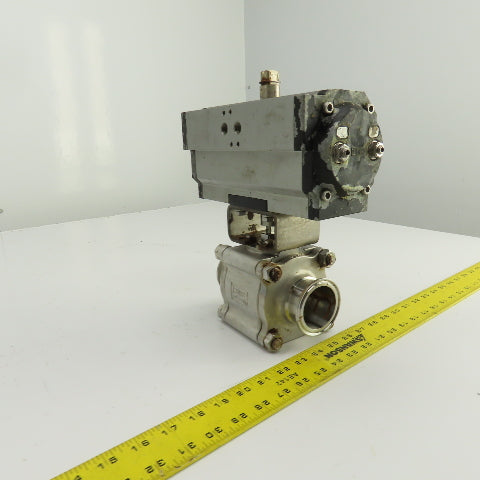 Pneumatic Valve Actuator 2" Stainless Steel Ball Valve CF8H
