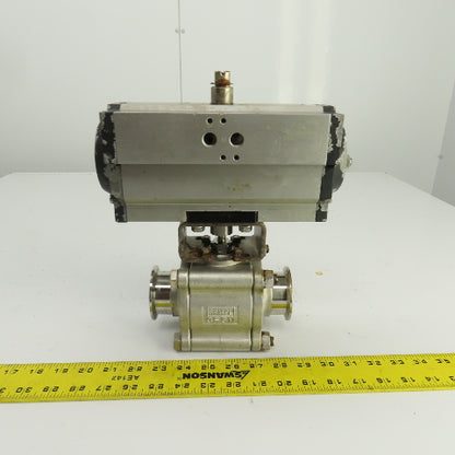 Pneumatic Valve Actuator 2" Stainless Steel Ball Valve CF8H