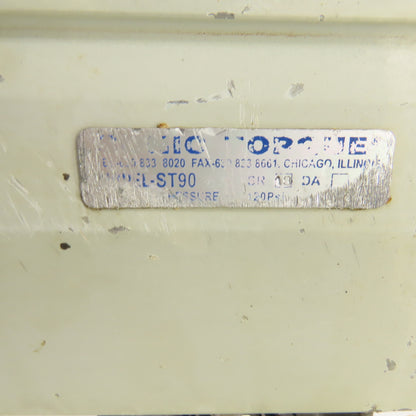 Sonic Torque ST90 Pneumatic Valve Actuator 120PSI Sharpe CF3M 2" Sanitary Valve
