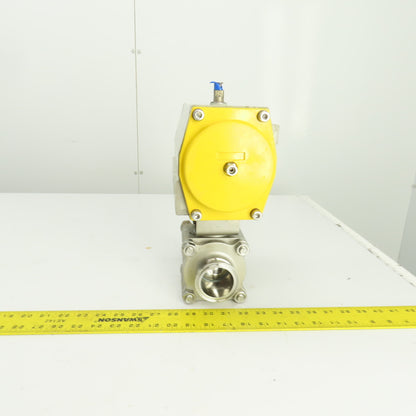Sonic Torque ST90 Pneumatic Valve Actuator 120PSI Sharpe CF3M 2" Sanitary Valve