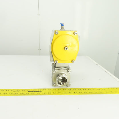 Sonic Torque ST90 Pneumatic Valve Actuator 120PSI Sharpe CF3M 2" Sanitary Valve