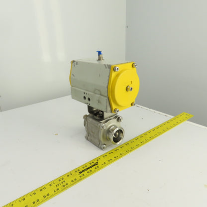 Sonic Torque ST90 Pneumatic Valve Actuator 120PSI Sharpe CF3M 2" Sanitary Valve
